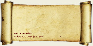 Jovana Tešanović vizit kartica